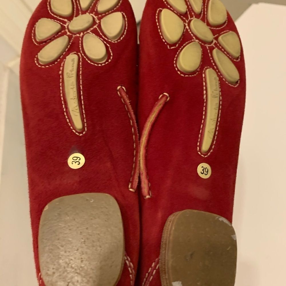 Goffredo Fantini  Red Loafers Size 39 - Picture 6 of 6